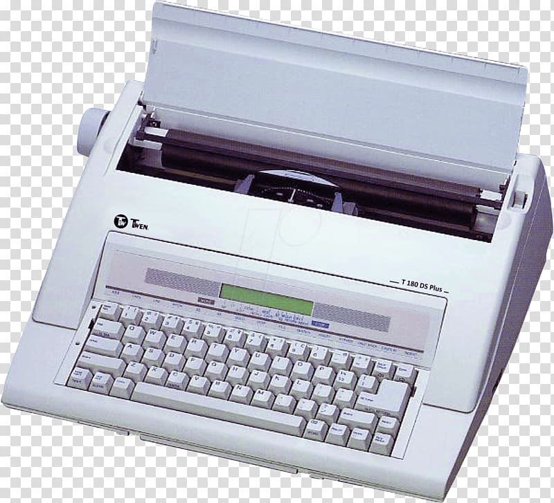 Paper shredder Typewriter Machine Typing, Typewriter transparent background PNG clipart