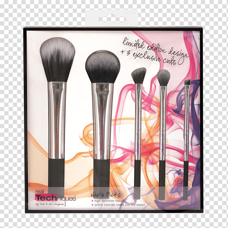 Real Techniques Nic\'s Picks Cosmetics Real Techniques Starter Set Real Techniques Sculpting Set Makeup brush, others transparent background PNG clipart
