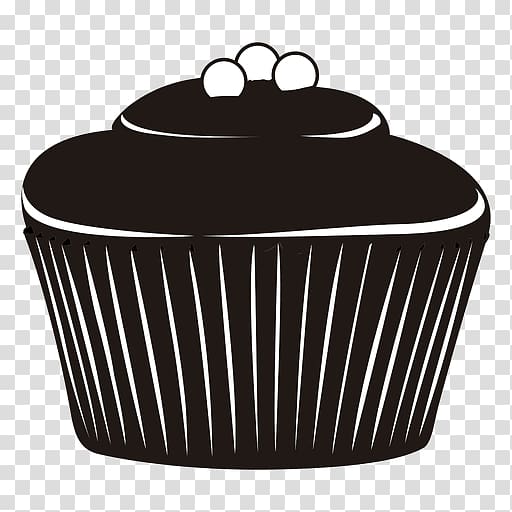 Cupcake Silhouette Graphic design, Silhouette transparent background PNG clipart