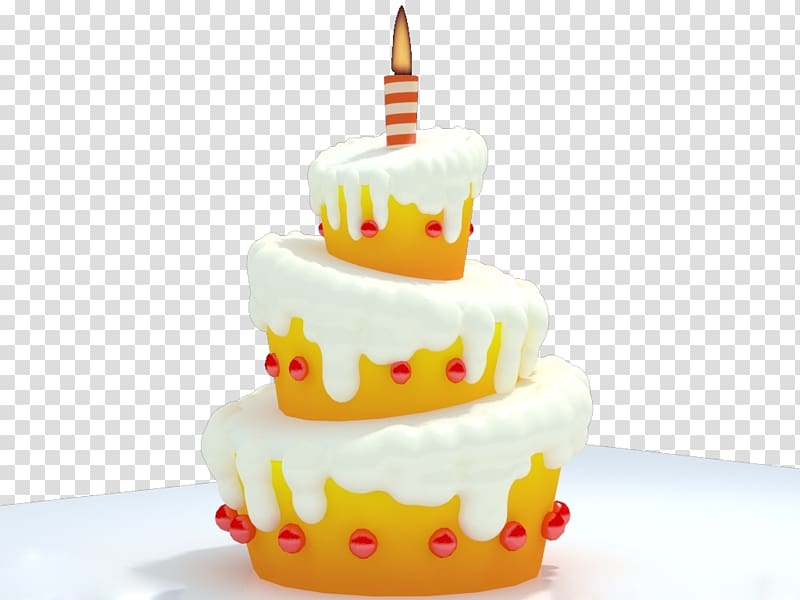 Birthday cake Layer cake, Cartoon cake transparent background PNG clipart