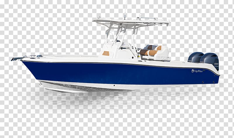 EdgeWater Power Boats Fishing vessel Motor Boats Center console, boat transparent background PNG clipart