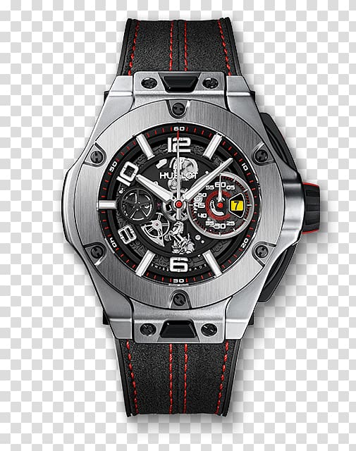 Hublot Big Bang Ferrari Unico Automatic watch, simona halep transparent background PNG clipart
