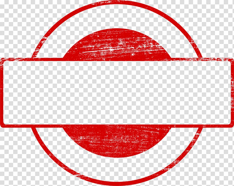 round red logo illustration, Rubber stamp Postage Stamps, stamp transparent background PNG clipart