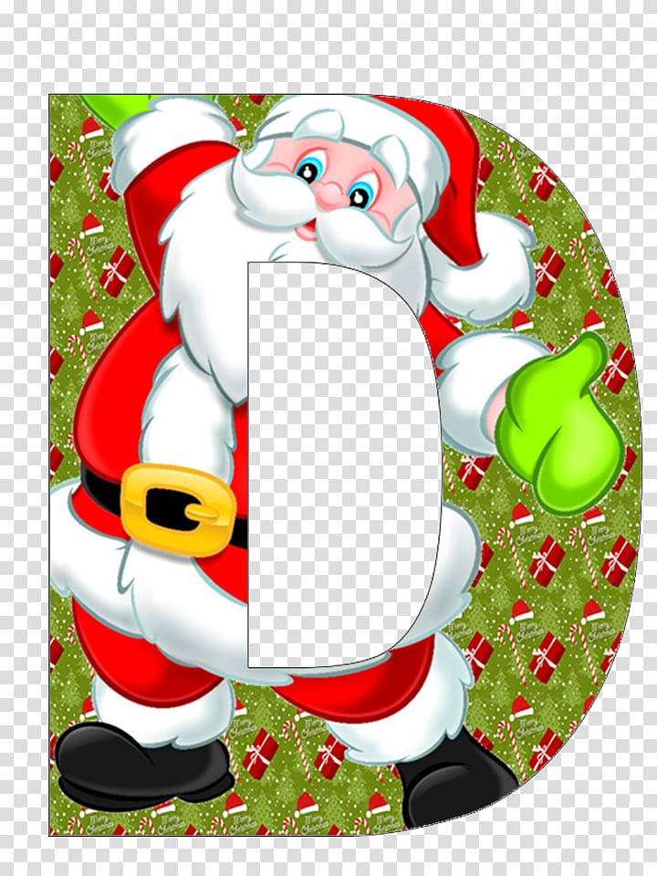 Christmas Crafts Letter Christmas Day Alphabet , santa claus transparent background PNG clipart