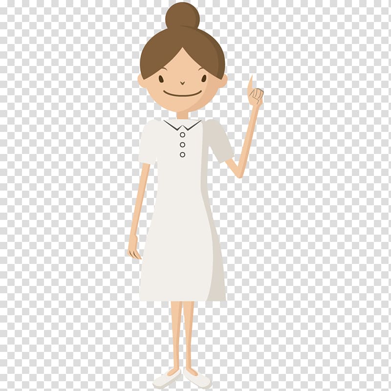 Cartoon Thumb Gown Nursing, nursing transparent background PNG clipart