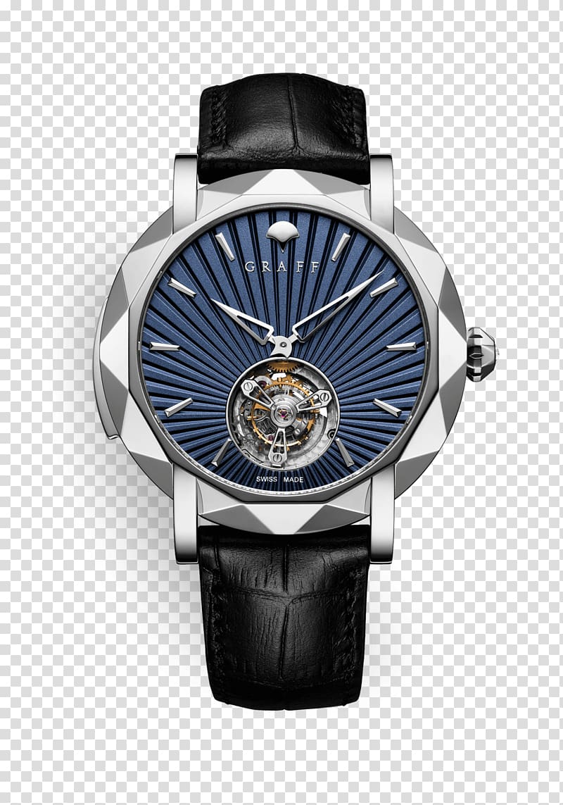 Automatic watch Hugo Boss Chronograph Tourbillon, watch transparent background PNG clipart