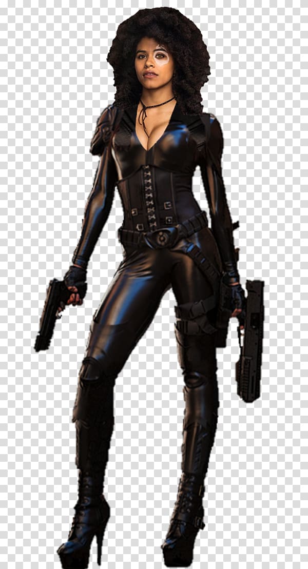 Deadpool 2 Domino, Domino Deadpool 2 Cable Comics, dead pool transparent background PNG clipart