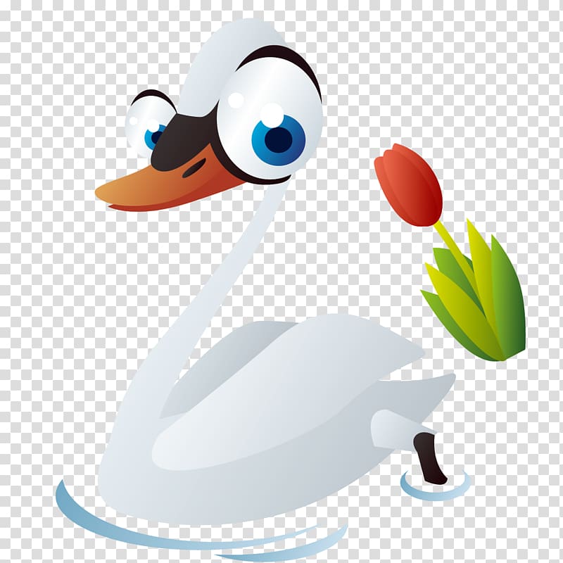 Duck Domestic goose Cygnini, Water swan transparent background PNG clipart