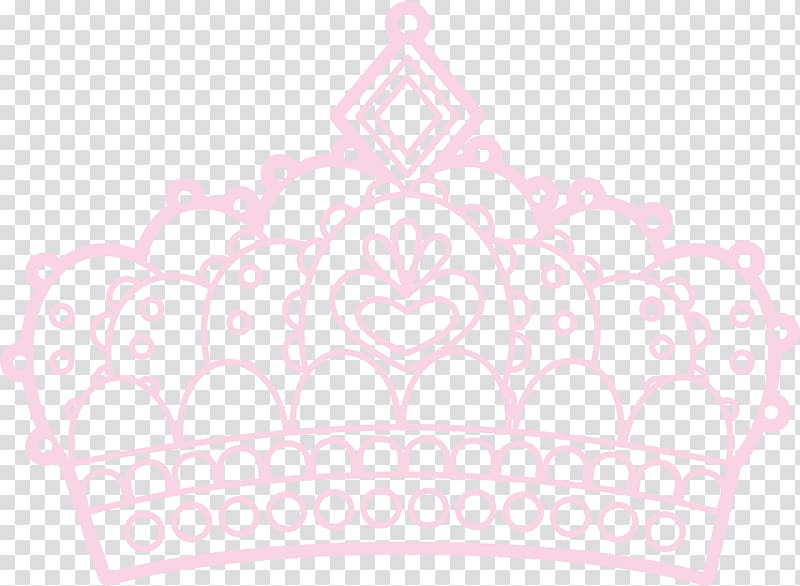 Pink Pattern, Crown transparent background PNG clipart