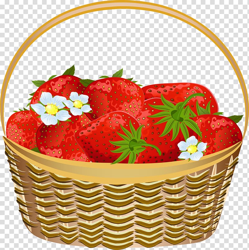 Strawberry Basket Fruit , Strawberry cake transparent background PNG clipart
