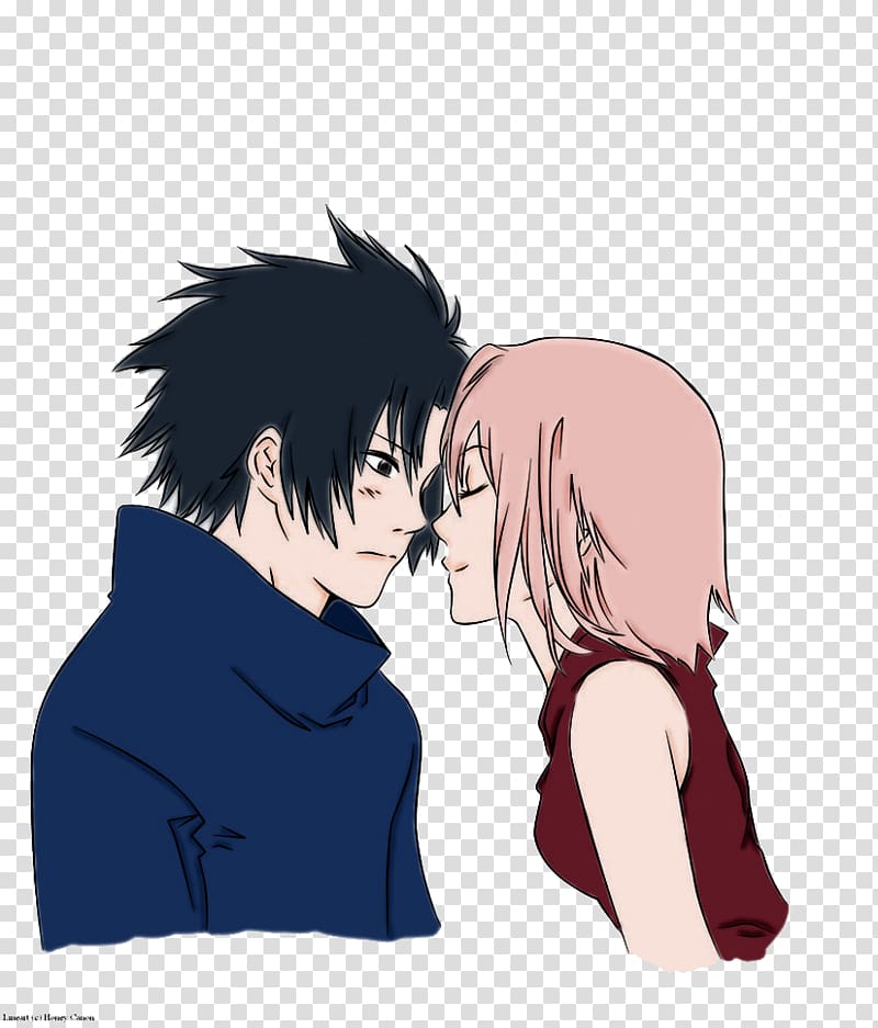 Sasuke Uchiha Sakura Haruno Anime Art Cherry blossom, Anime transparent background PNG clipart