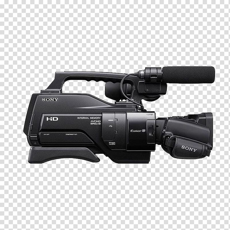 Professional video camera Sony AVCHD, Sony camera transparent background PNG clipart