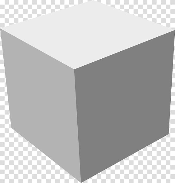 Cube Three-dimensional space Shape , shading transparent background PNG clipart