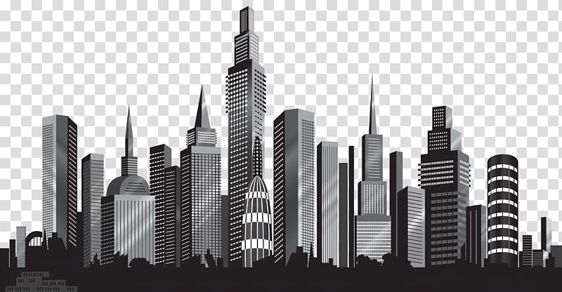 Cityscape Skyline Cityscape Silhouette Cityscape Illustration Transparent Background Png Clipart Hiclipart