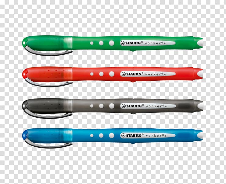 Rollerball pen Paper Stabilo Worker Colorful Rollerball Schwan-STABILO Schwanhäußer GmbH & Co. KG, pen transparent background PNG clipart