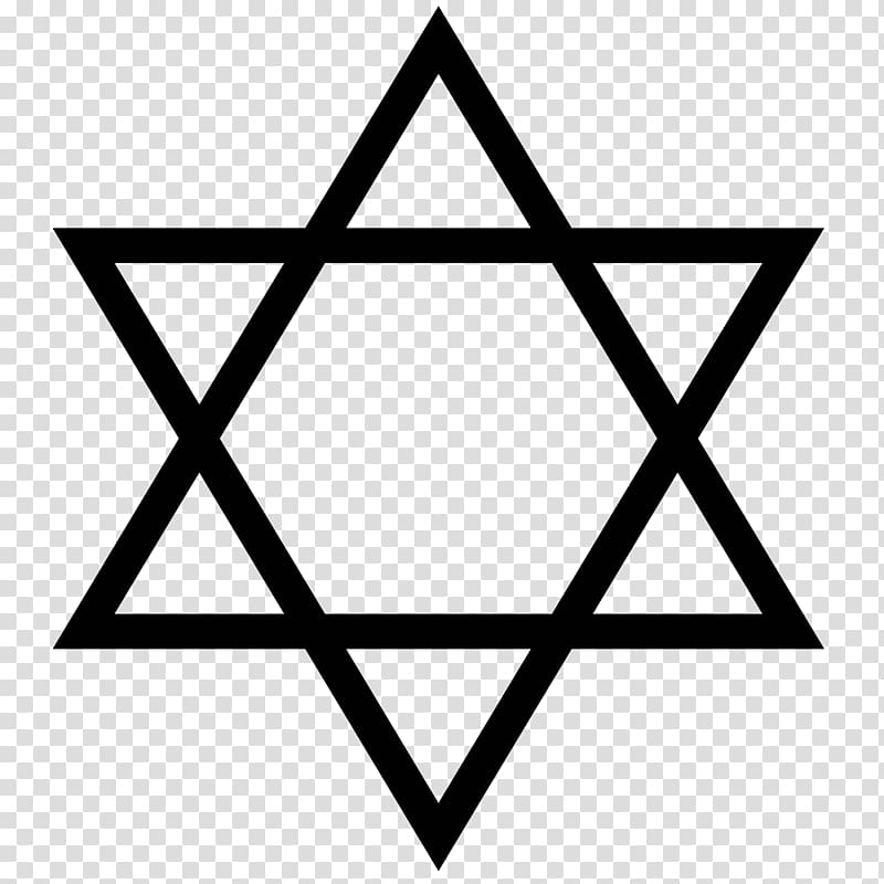 Star of David Judaism , star transparent background PNG clipart