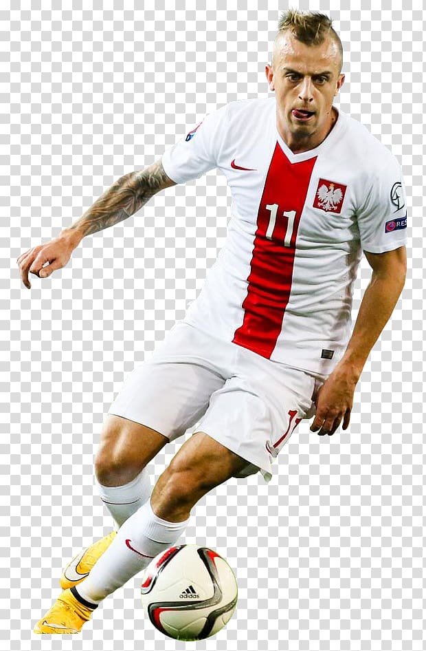 Kamil Grosicki Poland national football team Soccer player Football player, Lewandowski Poland transparent background PNG clipart