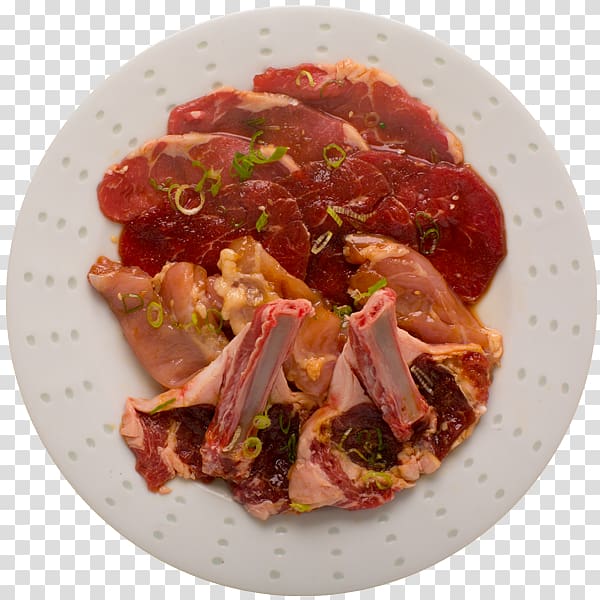 Carpaccio Vegetarian cuisine Chuck steak Yakiniku Beef, snapper sashimi transparent background PNG clipart