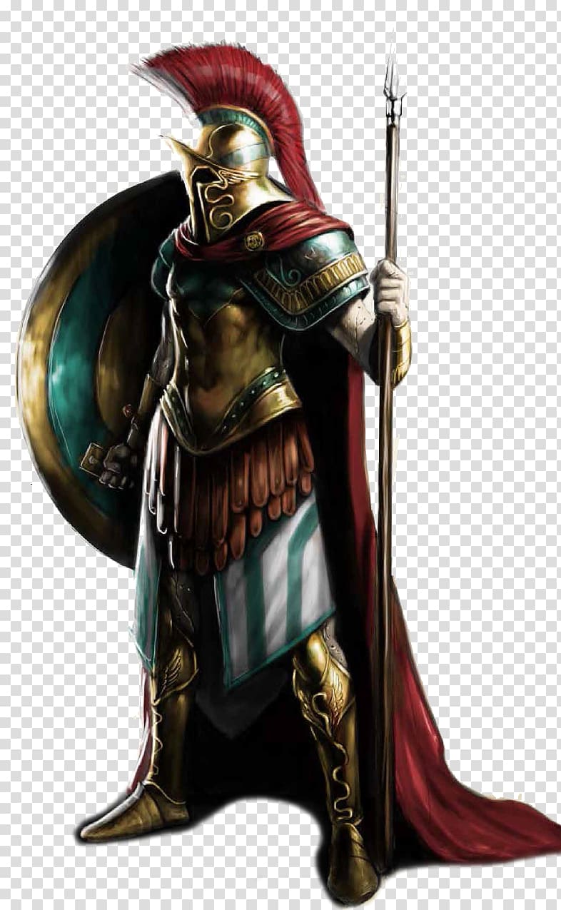 Spartan army Warrior Fantasy Knight, warrior transparent background PNG clipart