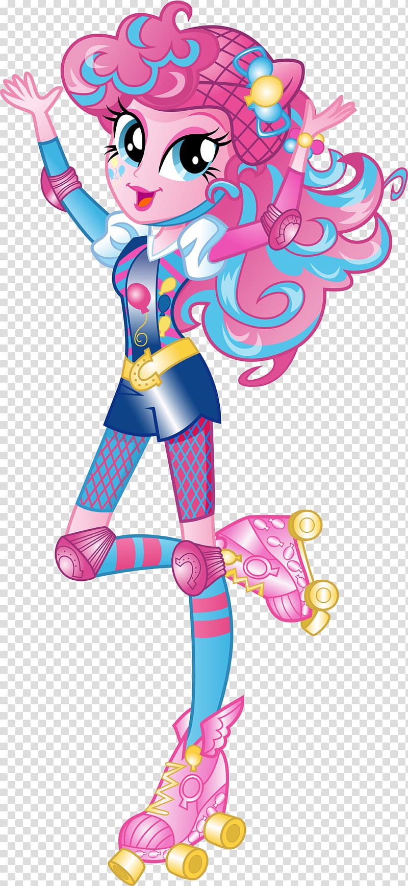 Pinkie Pie Rarity Rainbow Dash My Little Pony: Equestria Girls, roller skater transparent background PNG clipart