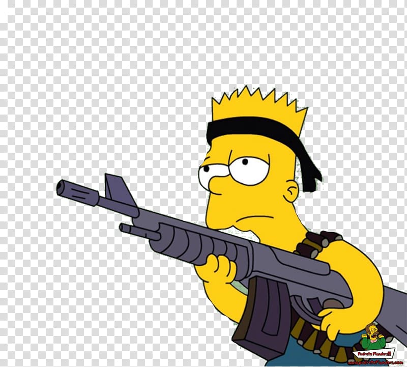 Maggie Simpson With A Gun