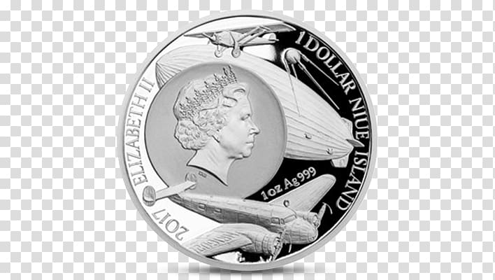 Silver coin Silver coin Flight Niue, Sputnik Launch transparent background PNG clipart