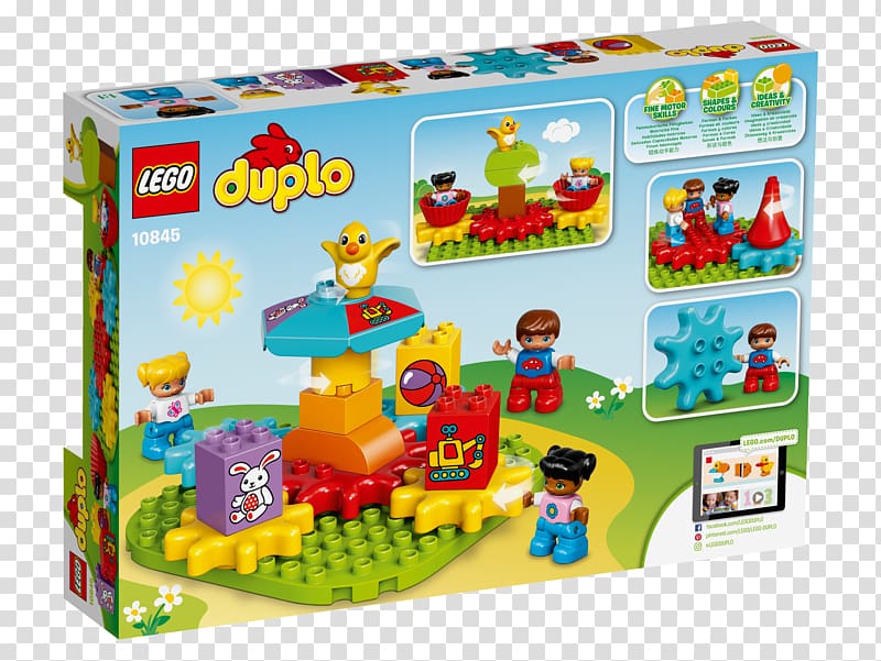 LEGO 10845 DUPLO My First Carousel Toy Construction set LEGO 10847 DUPLO Number Train, toy transparent background PNG clipart