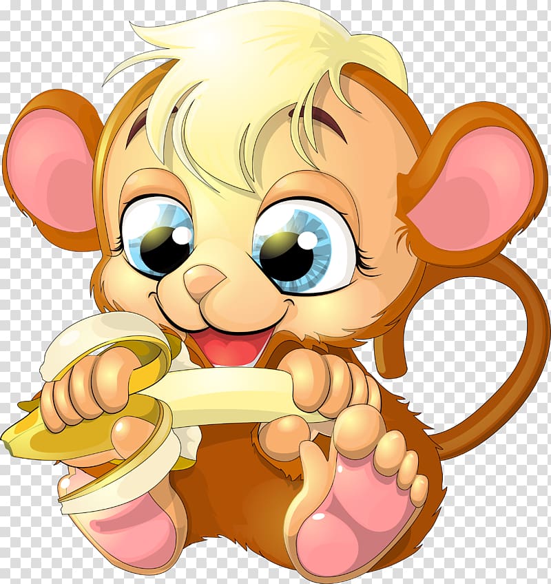 Ape Cartoon Monkey , grandpa transparent background PNG clipart