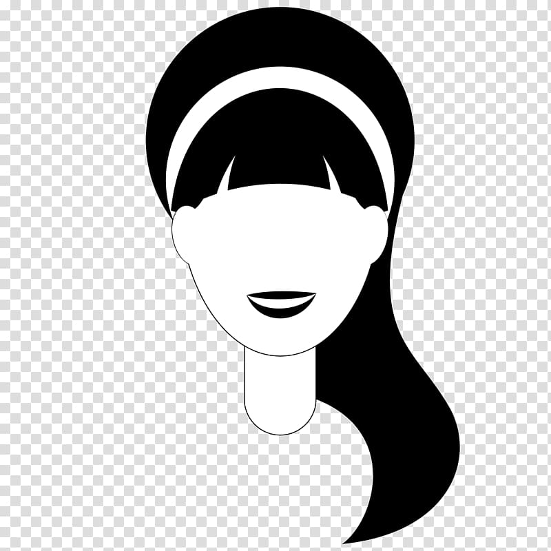 Hairstyle Woman Black hair Razor, hair style transparent background PNG clipart