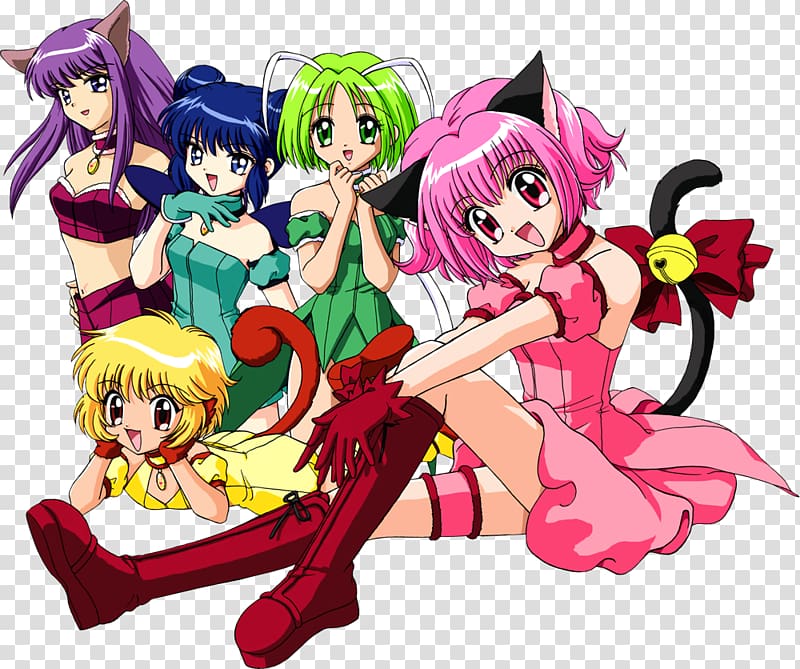 Ichigo Momomiya Tokyo Mew Mew Zakuro Fujiwara Mint Aizawa Manga, No Nee Ta Slode Aln transparent background PNG clipart