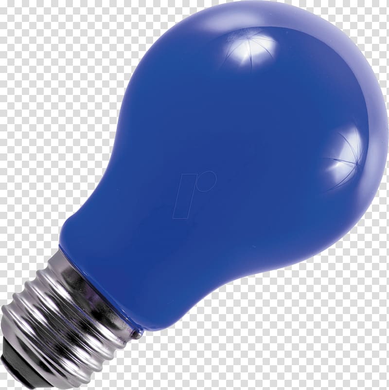 Light-emitting diode Edison screw LED lamp Lighting, violet filament transparent background PNG clipart