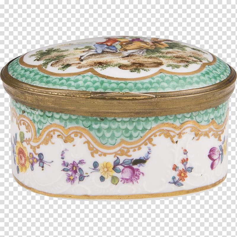Porcelain China painting Box Casket Sèvres, box transparent background PNG clipart