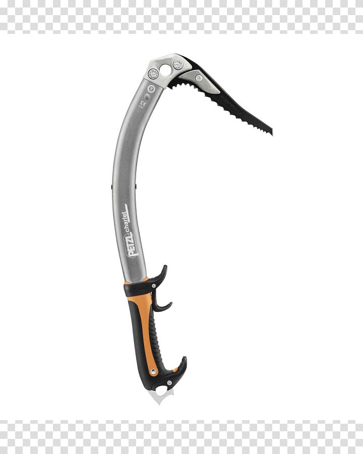 Ice axe Ice tool Mountaineering Petzl Climbing, ice axe transparent background PNG clipart