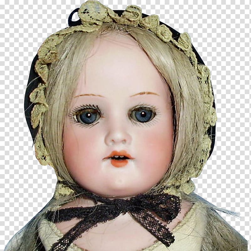 Bisque doll Armand Marseille Bisque porcelain Germany, doll transparent background PNG clipart