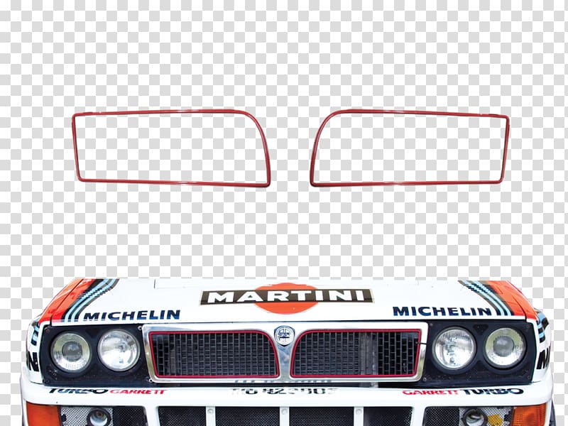 Lancia Delta Bumper Car Grille, car transparent background PNG clipart