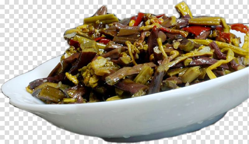 Vegetarian cuisine Fiddlehead fern Vegetable Food, Fern salad transparent background PNG clipart