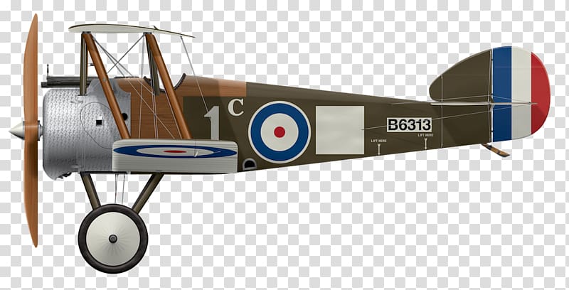 Sopwith Camel Sopwith Pup Aviation in World War I Airplane First World War, airplane transparent background PNG clipart
