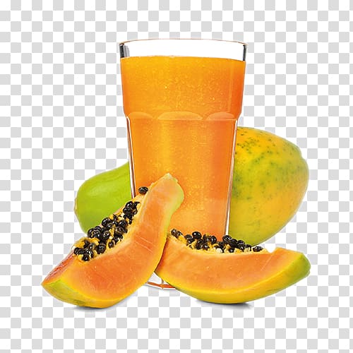 Orange juice Smoothie Papaya Drink, juice transparent background PNG clipart