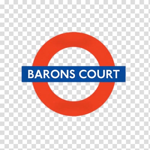 Barons Court logo, Barons Court transparent background PNG clipart