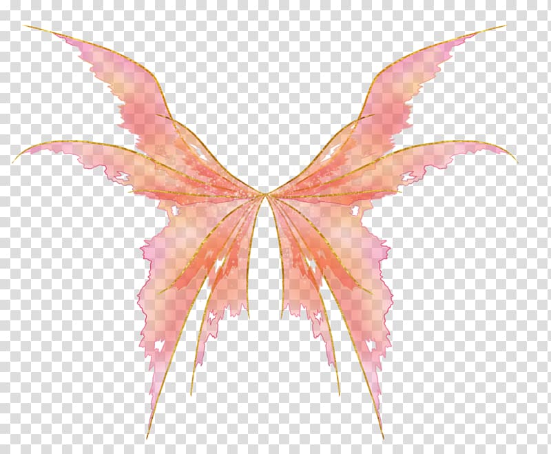Artist Butterfly World, gold fairy wings digital transparent background PNG clipart