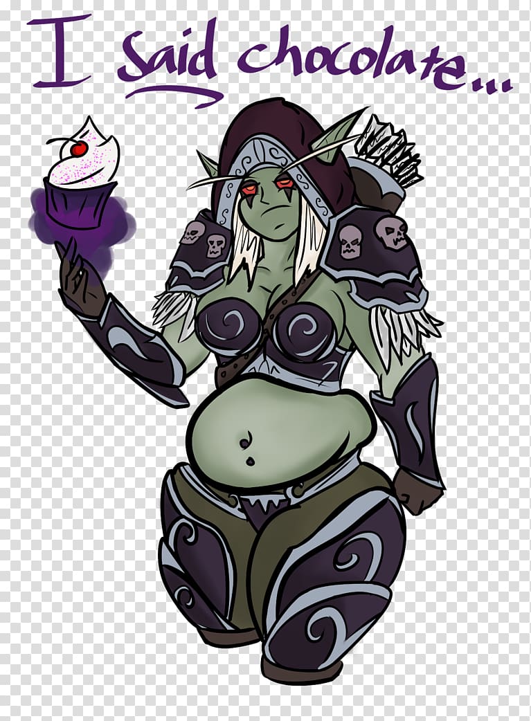 Sylvanas Windrunner Drawing , obesity contrast transparent background PNG clipart