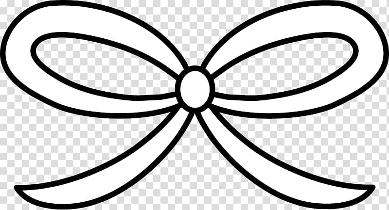 Ribbon Black and white Drawing , Bows transparent background PNG clipart