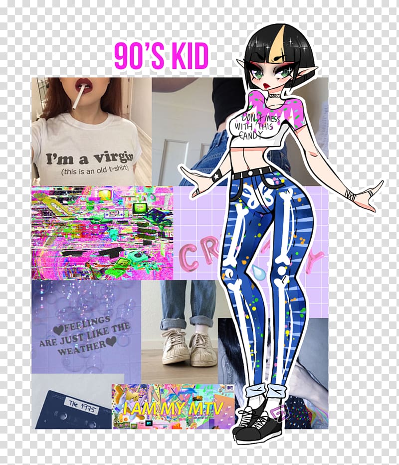 1990s Aesthetics Clothing Adoption, design transparent background PNG clipart