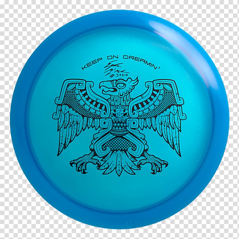 Disc Golf Discmania Store Steady, round blue ink transparent background PNG clipart