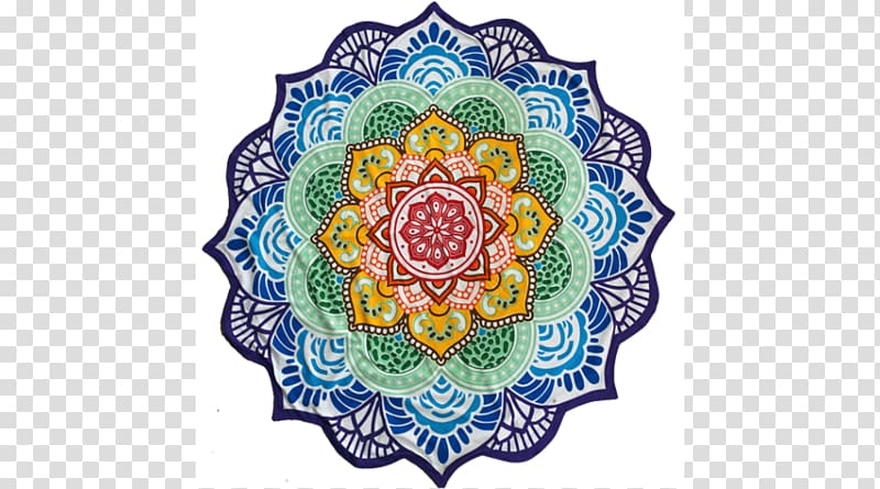 Chakra Towel Sahasrara Mandala Meditation, piknik transparent background PNG clipart
