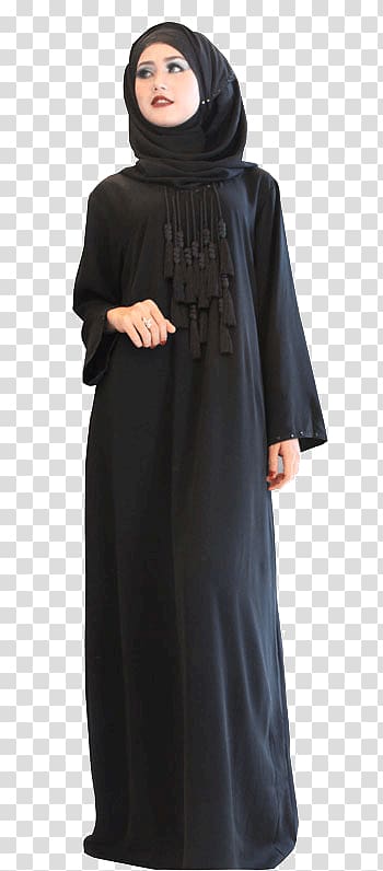 Maxi dress Little black dress Sleeve Abaya, dress transparent background PNG clipart