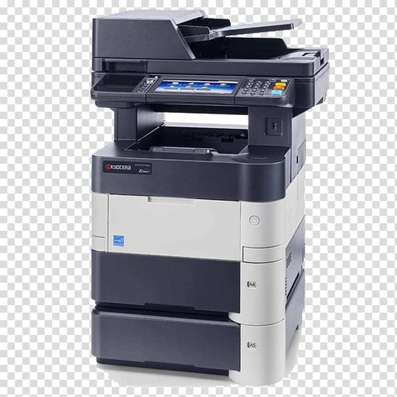 Multi-function printer Kyocera Printing Fax, printer transparent background PNG clipart