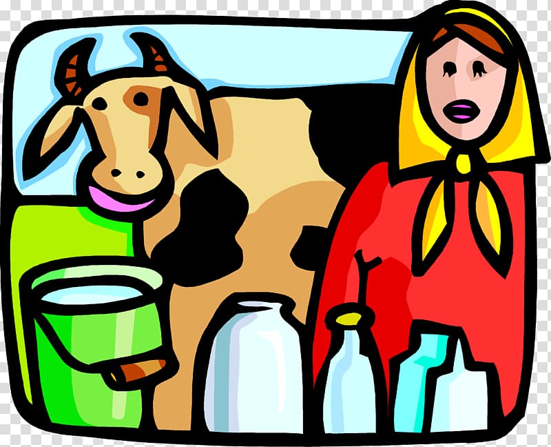 World Milk Day Taurine cattle Milkmaid Food, farm milk pail transparent background PNG clipart