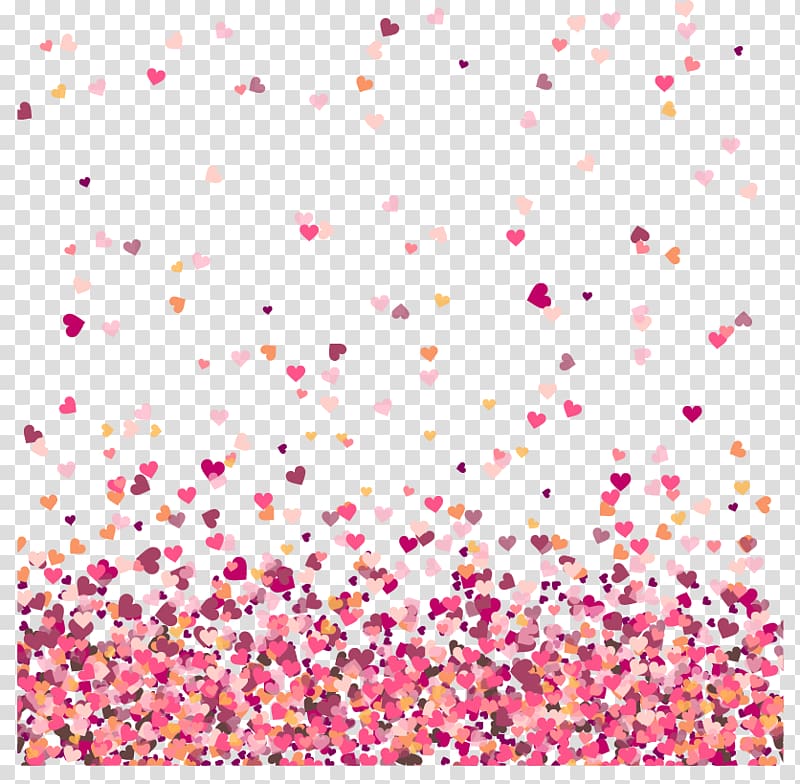 Wedding invitation Valentine's Day Heart Marriage, Valentine's Day love heartbreak confetti, hearts print background transparent background PNG clipart