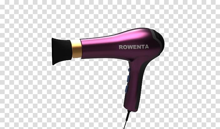 Hair dryer Purple Brand, Household Hair Dryer transparent background PNG clipart